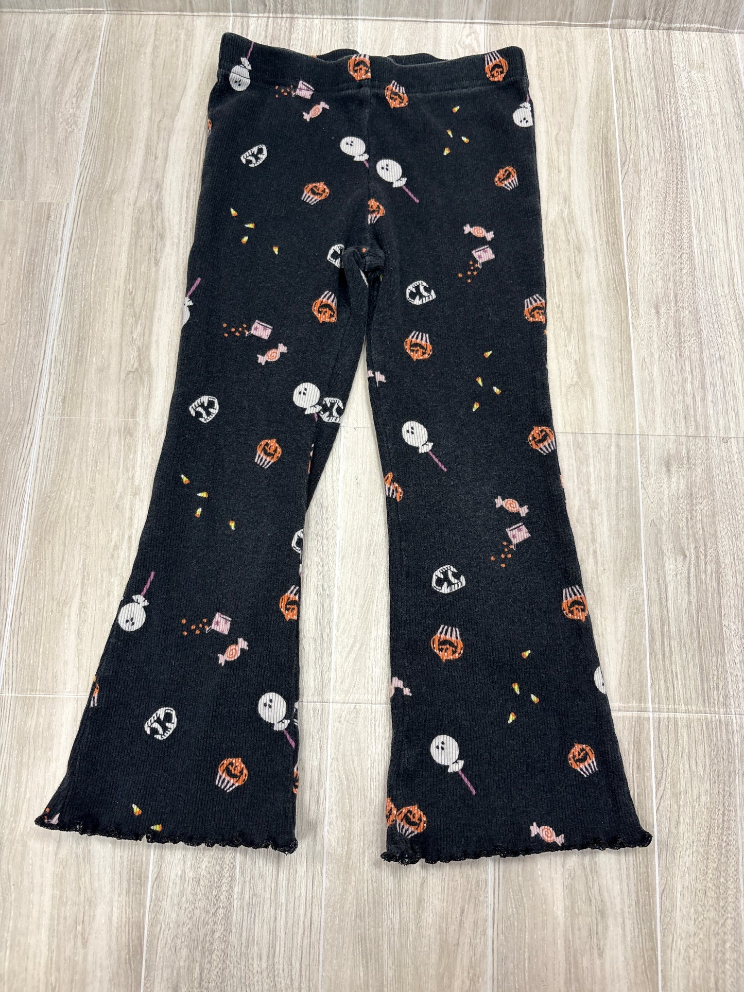 5T Black Ribbed Halloween Soft Flares - Blemish