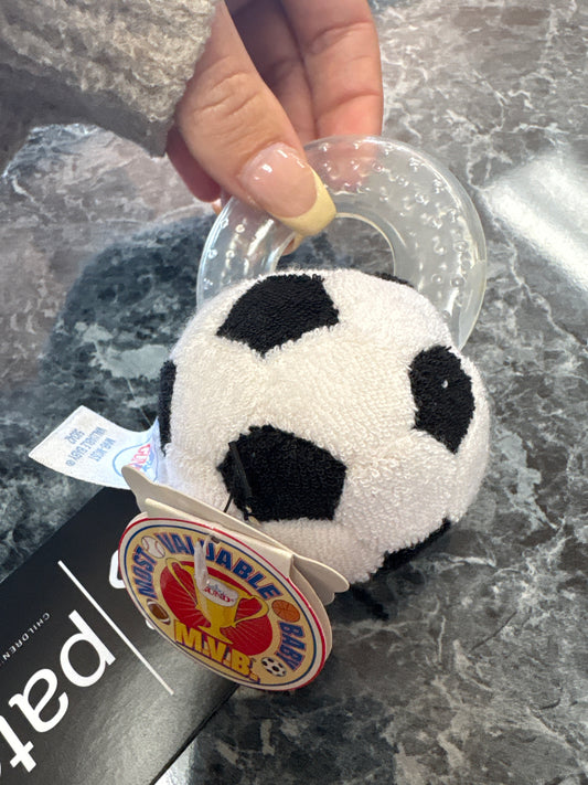 Vintage NWT Soccer Ball Teether/Rattle