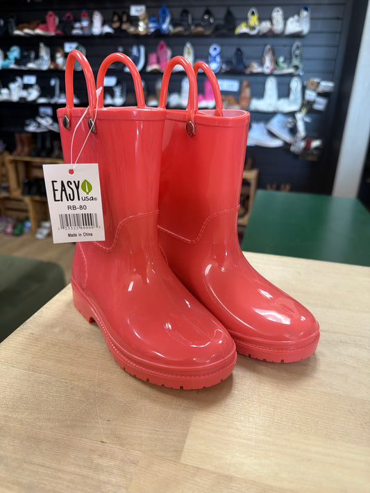 NWT 11c Salmon Rainboots