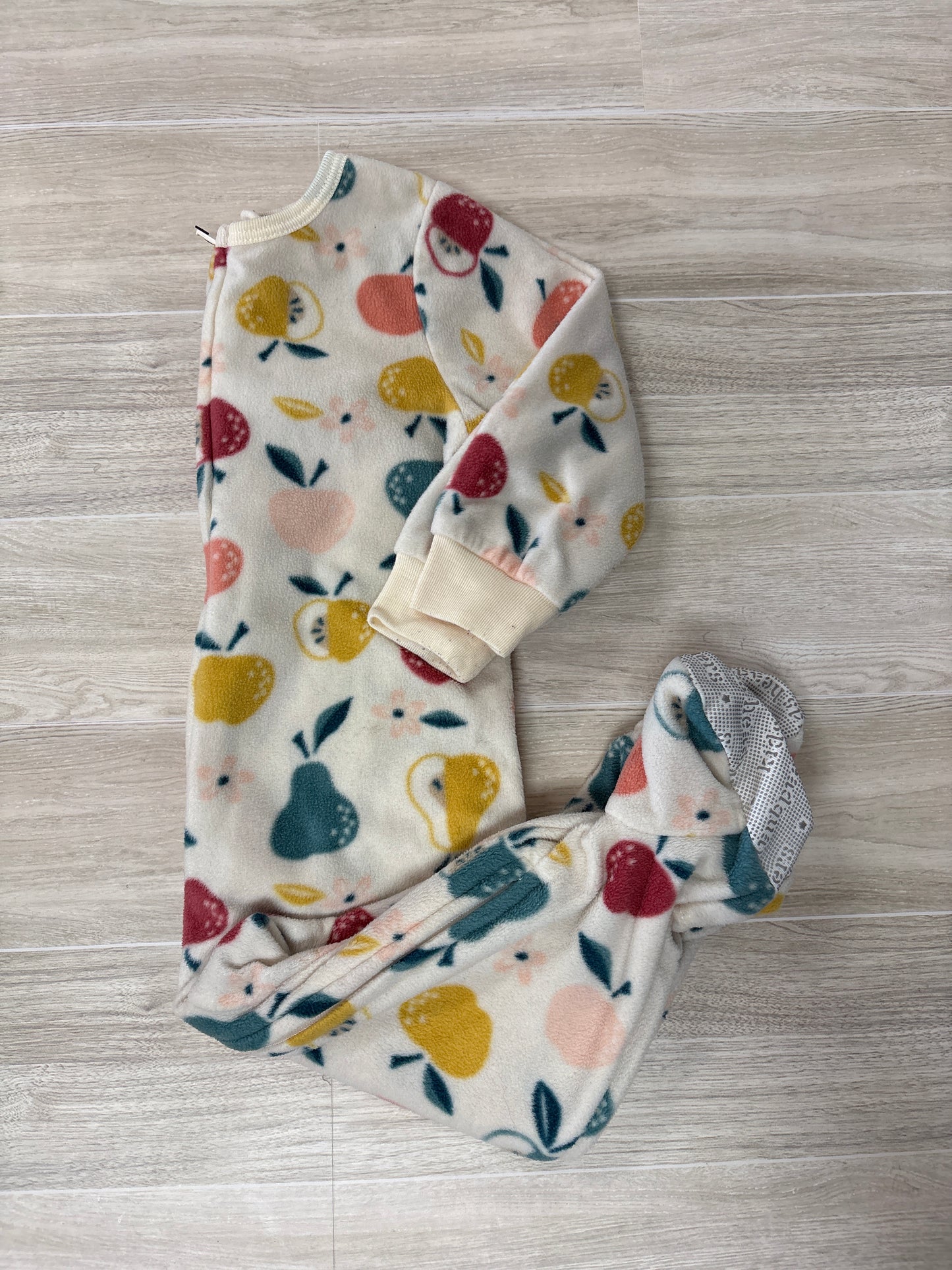 12m Cream Soft Fruit Pajama