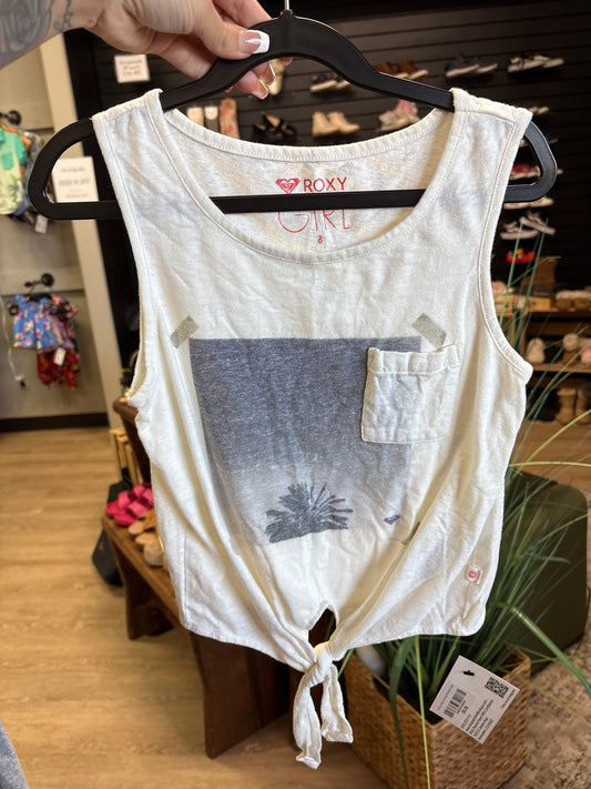 8 Roxy Palm Picture Pocket Tank