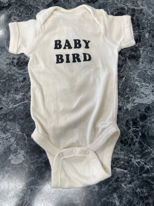 Newborn Baby Bird Cream Onesie