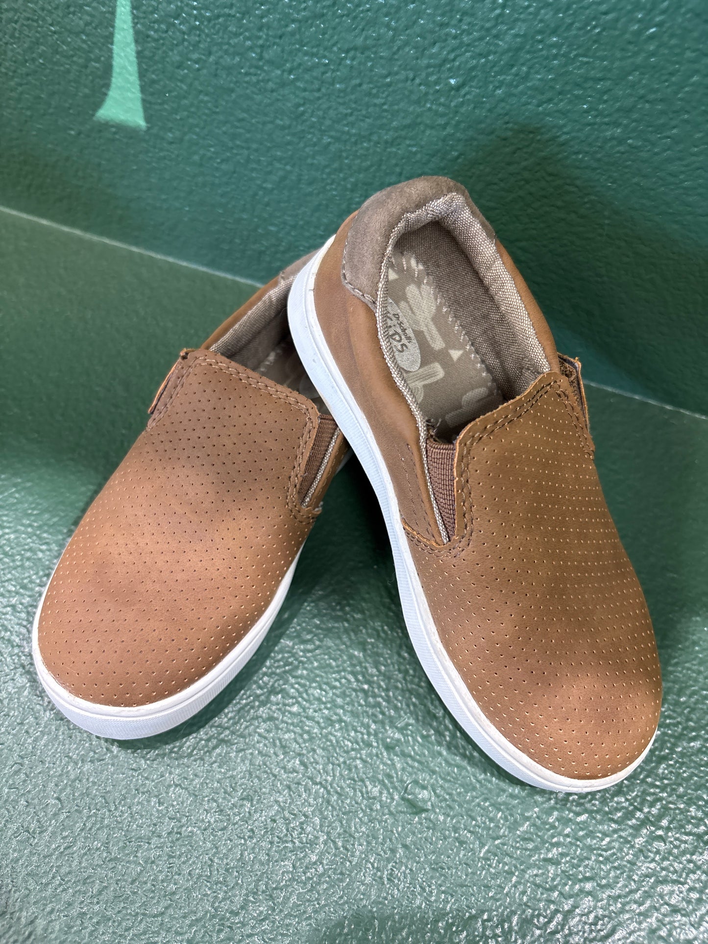 10c Dr Scholls Brown Slip On Sneakers