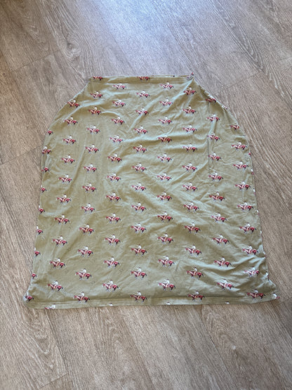 Green Rodeo Nursing Cover/Carseat Cover