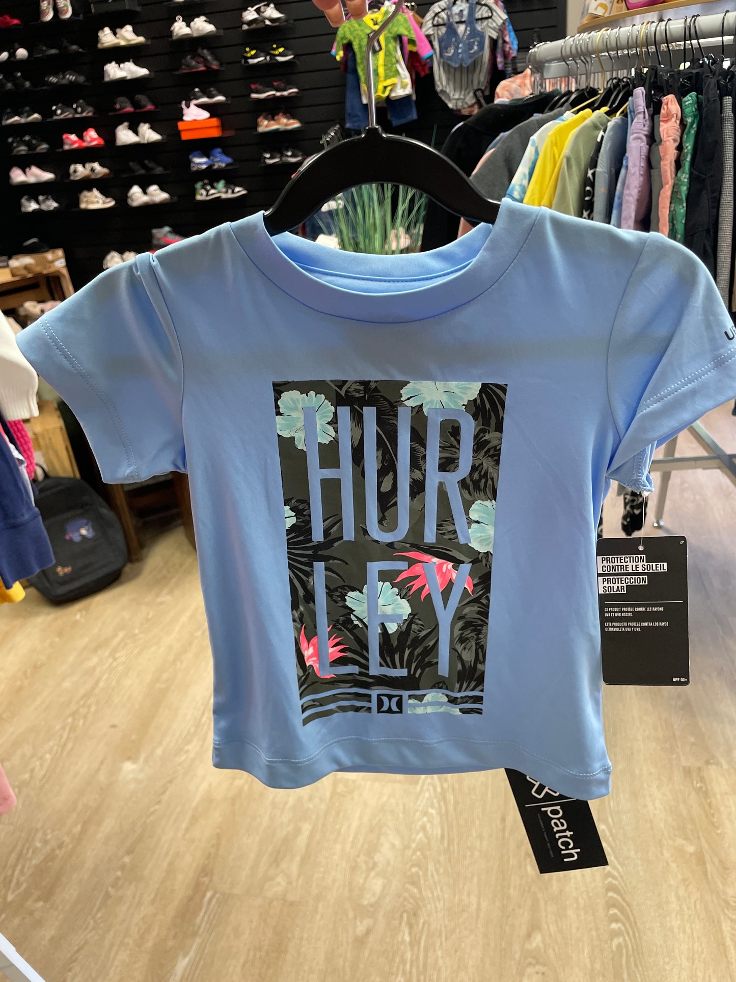 NWT 2T Hurley Dri-fit UPF 50 Shirt
