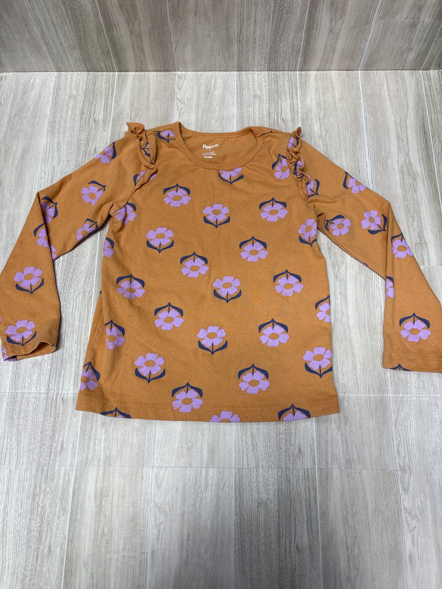 6 Rust Floral Long Sleeve