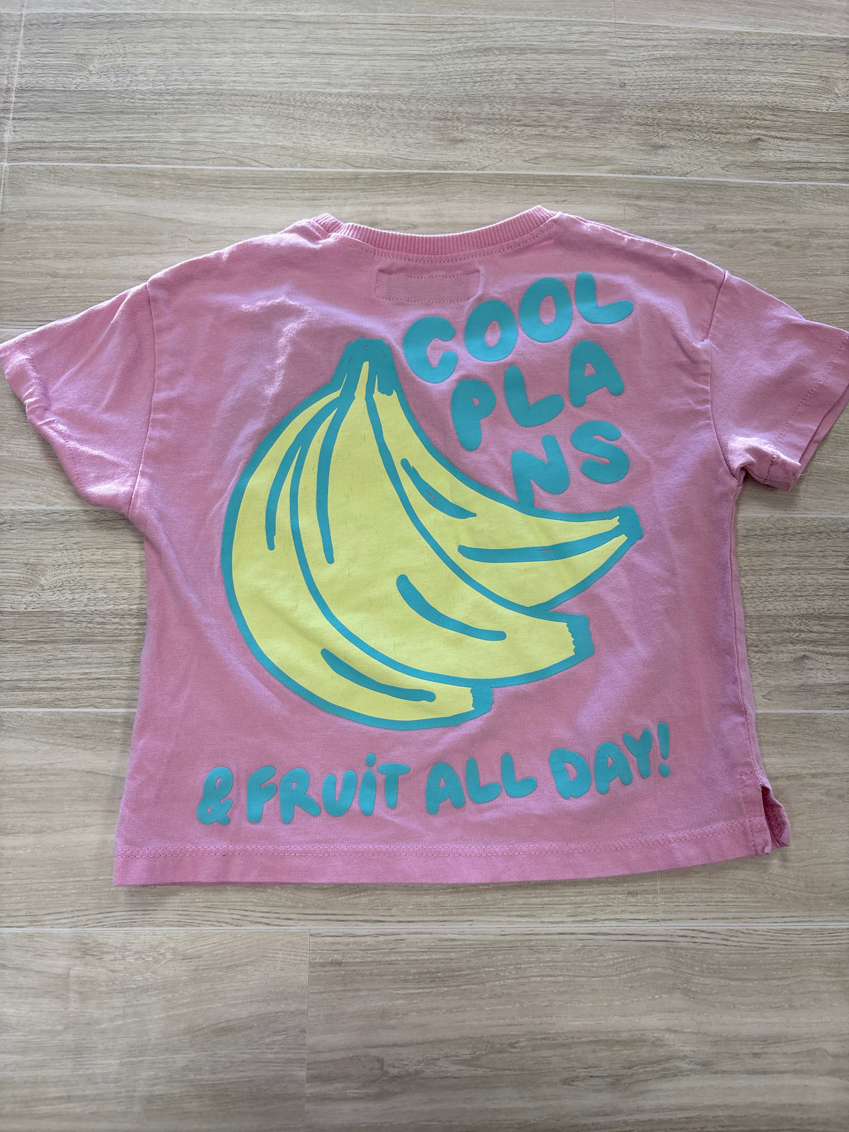24m Zara Pink Bananas Graphic Tee