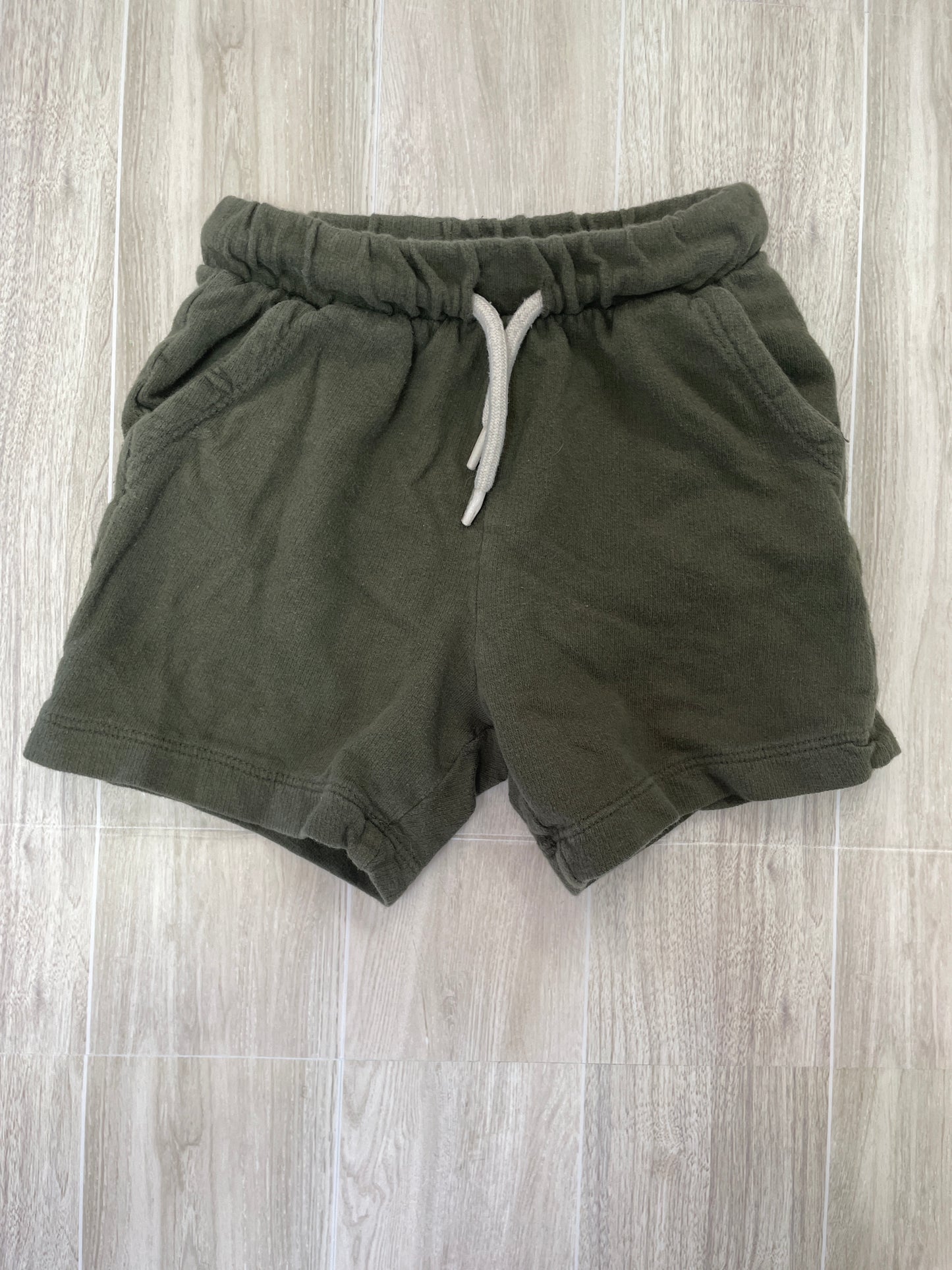 18-24m Olive Drawstring Pull On Shorts