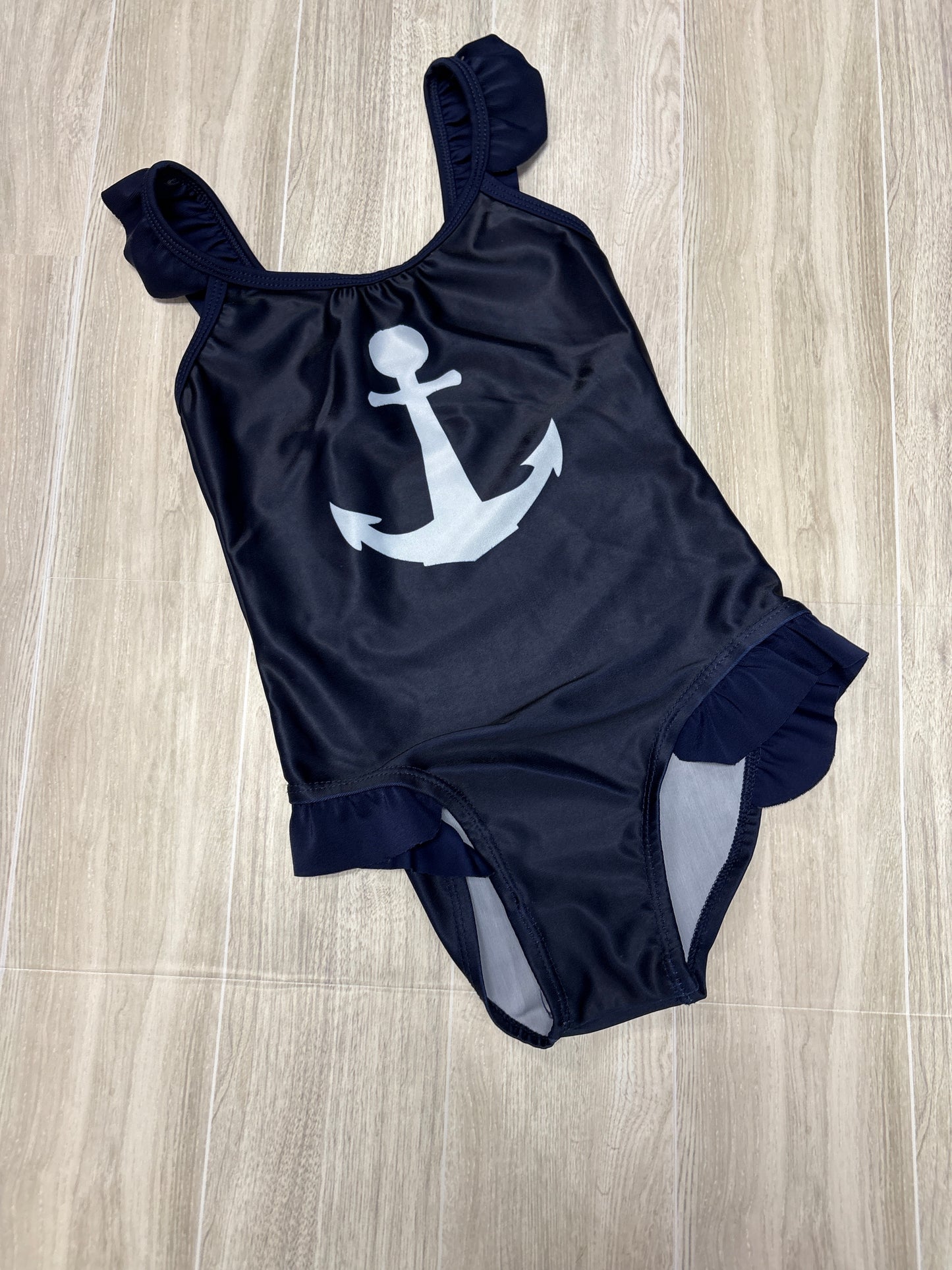 3T Navy Anchor Swimsuit