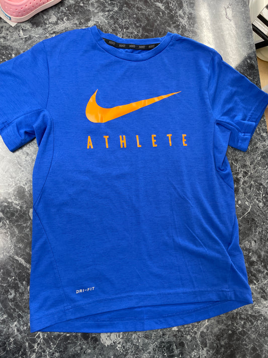 14/16 Nike Blue/Orange Athlete Tee