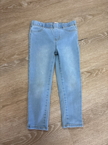 4T Levis Light Wash Skinny Pull On Denim