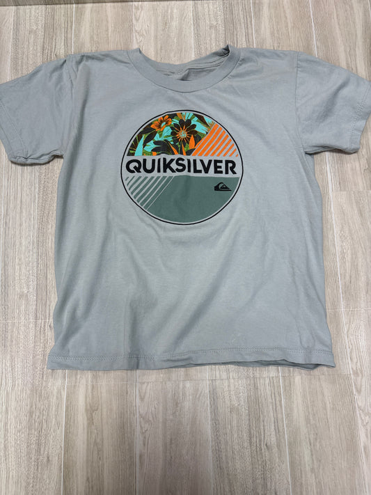 7 Quicksilver Light Blue Graphic Tee