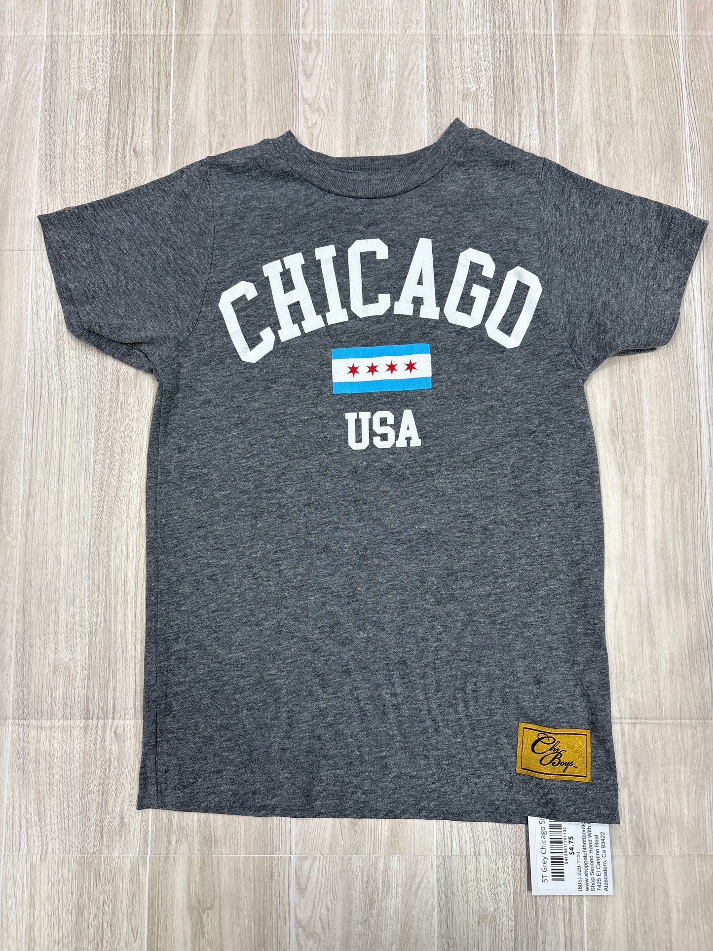5T Grey Chicago Shirt