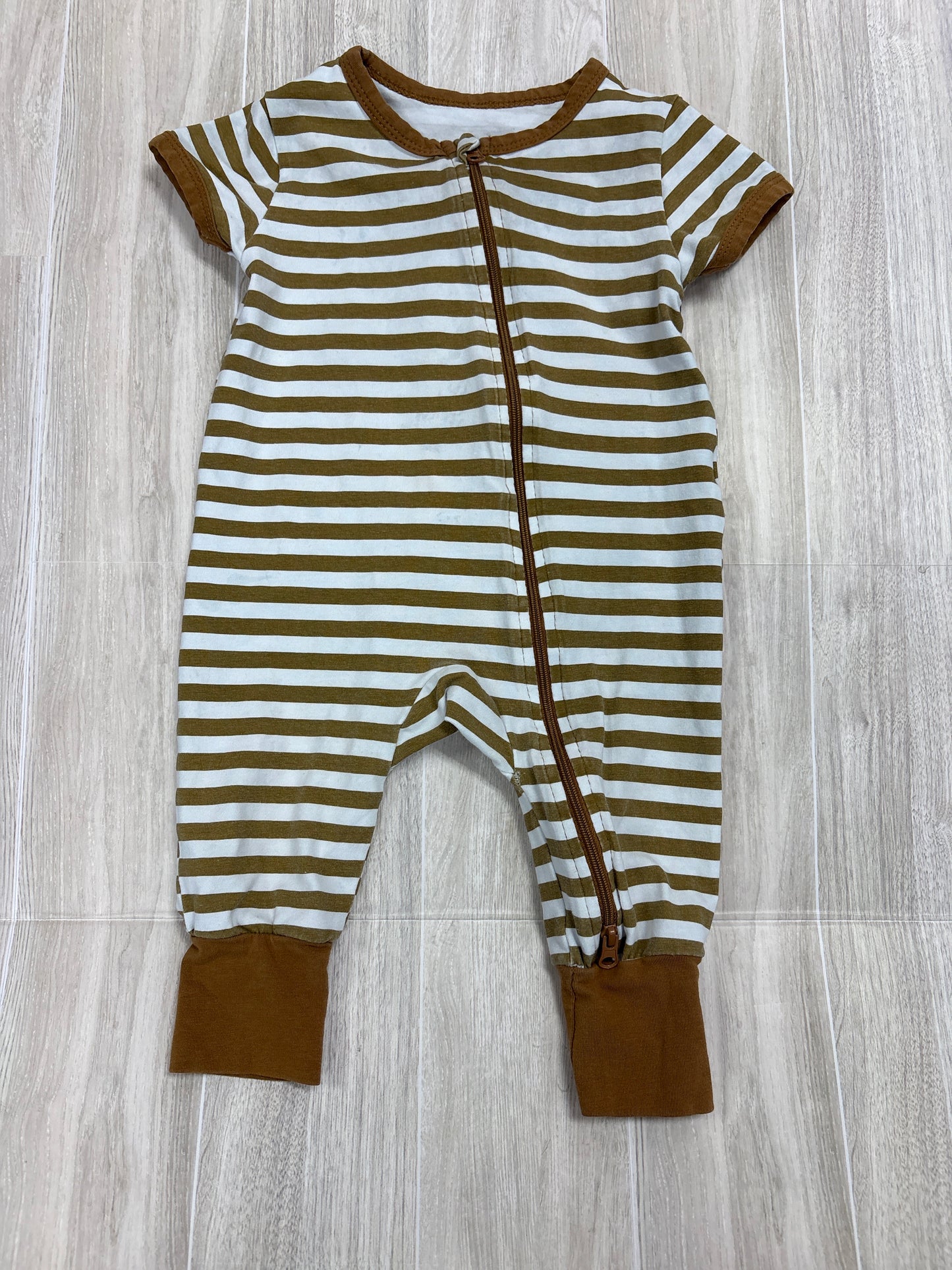6m Camel/White Striped Pajama