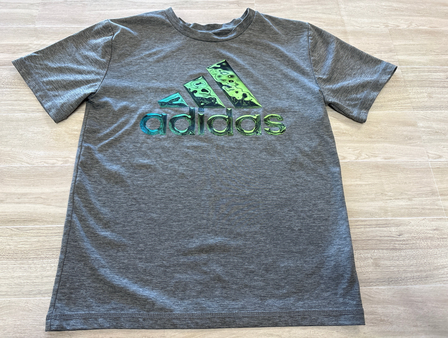 7/8 Grey Heathered Adidas Tee