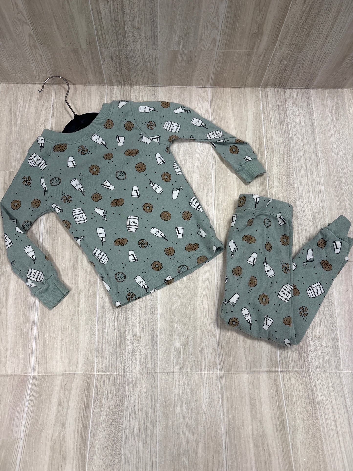 18m Sage Milk n Cookies Pajama Set