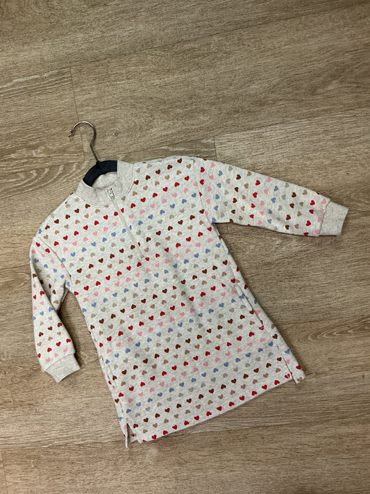2T Heart Sweater Dress