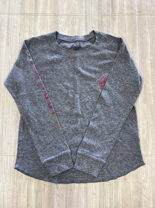 8 Billabong Grey Graphic Thermal Long Sleeve