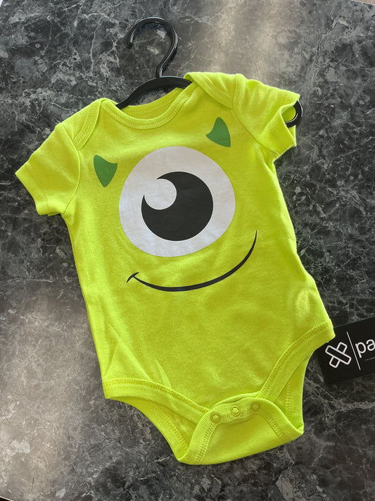 3-6m Disney Onesie - Monster Mike