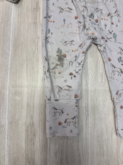 3-6m Magnetic Me Desert Horse Pajama - BLEMISH