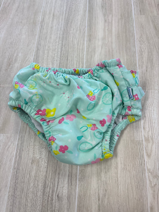 Swim Diaper - Blue Floral/Bicycles