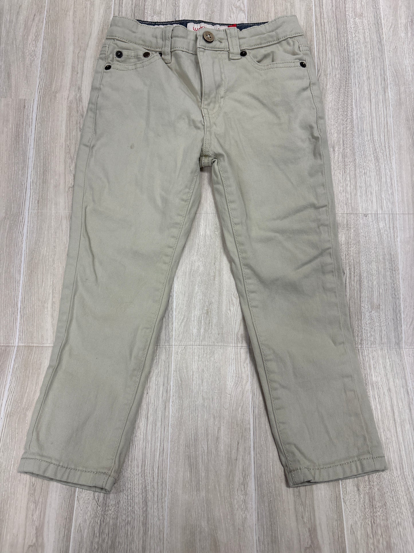 4T Tan Lucky Brand Skinny Stretch Denim - Blemish