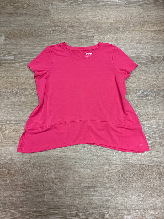 14/16 Pink Tek Gear Lightweight Tee