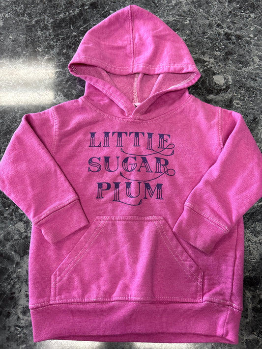 12-18m Magenta Little Sugar Plum Hoodie
