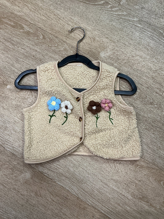18-24m Teddy Floral Vest