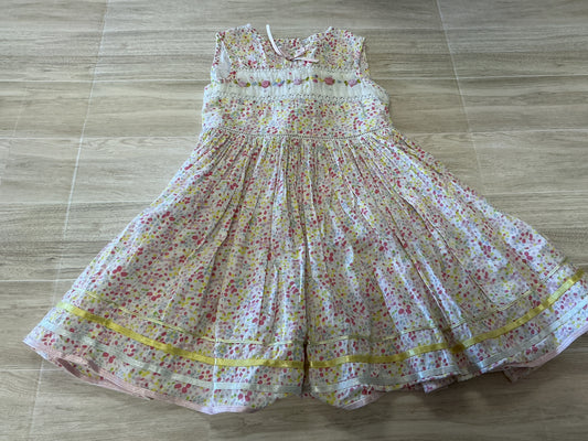 12-18m Monsoon Floral Stitched Tank Dress