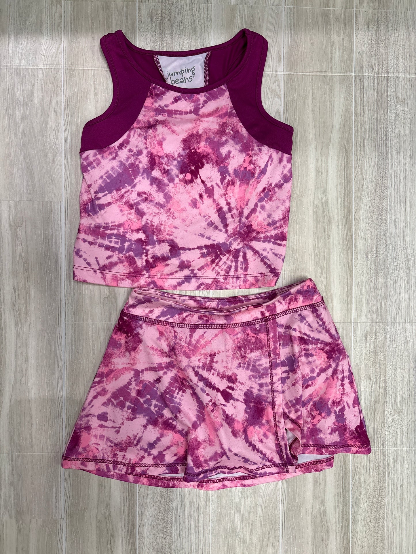 NWT 3T Pink Tie Dye 2 Piece Active Set