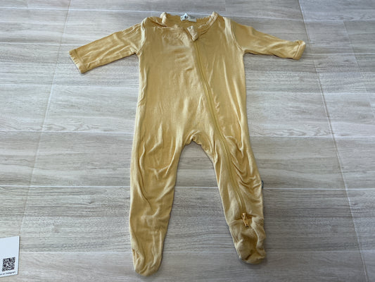 Newborn Kyte Footed Pajama - Yellow