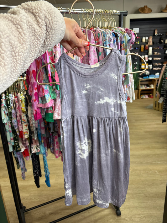 18-24m Larkspur Purple Dyed Tank Dress