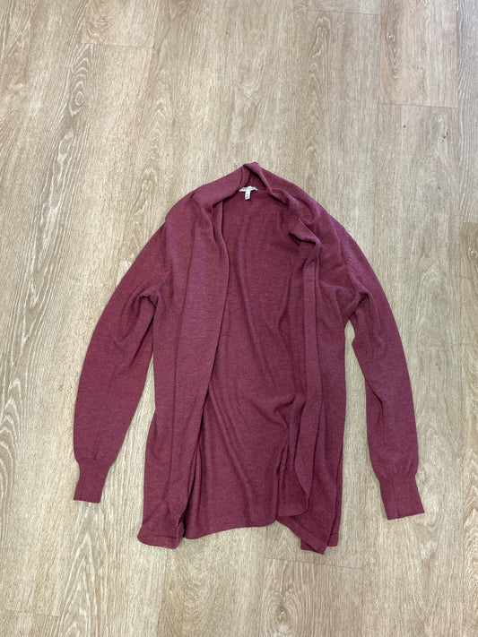Womens XL Maroon Flowy Cardigan