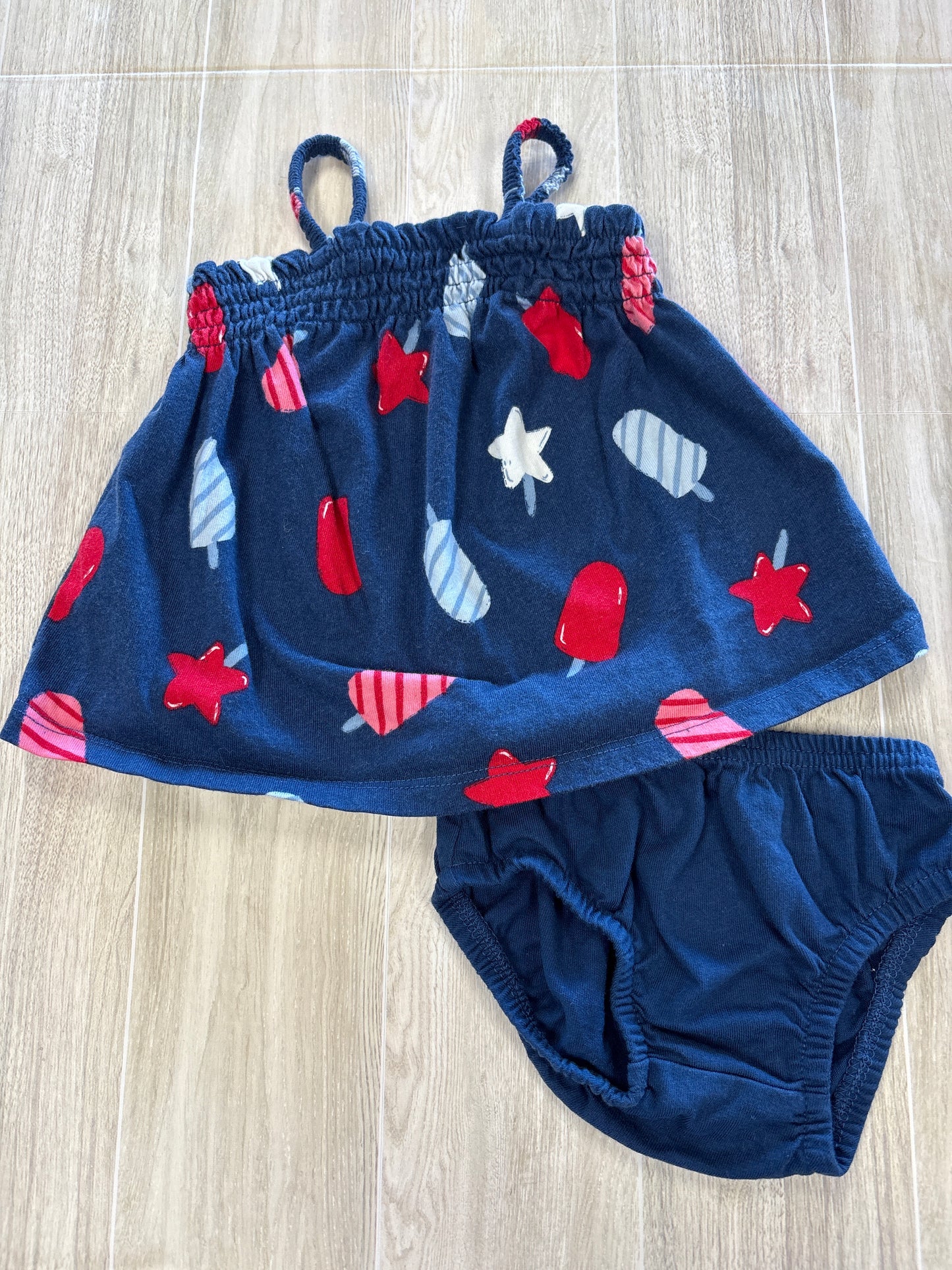 0-3m RWB Popsicle 2 Piece Set