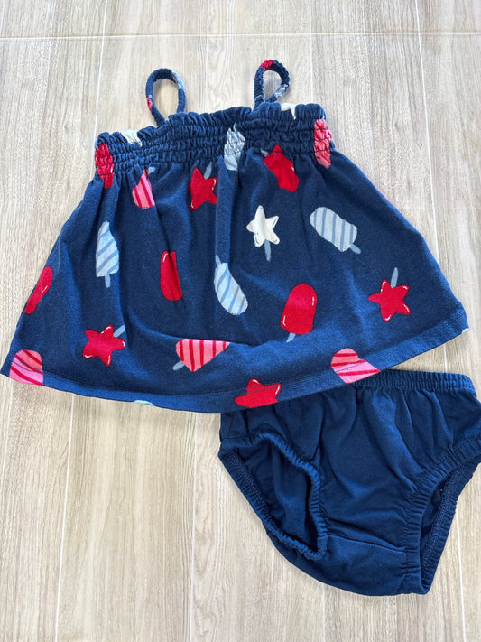 0-3m RWB Popsicle 2 Piece Set