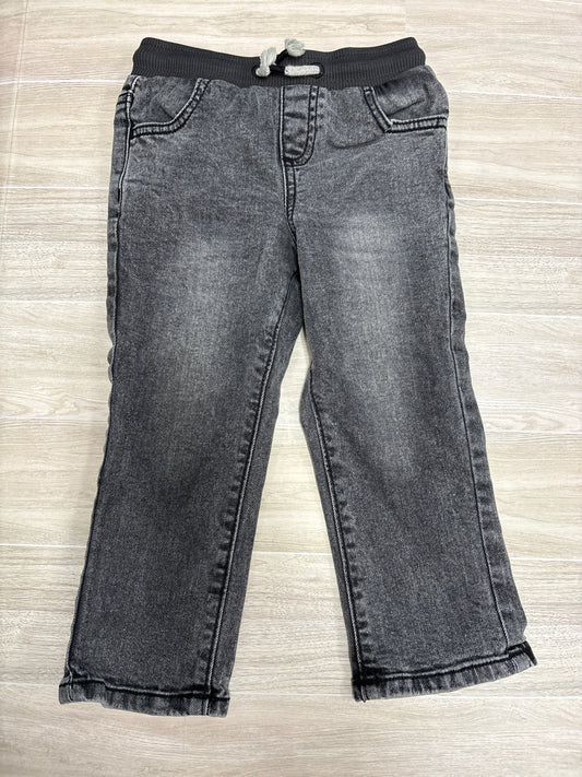 2T Black Pull On Denim