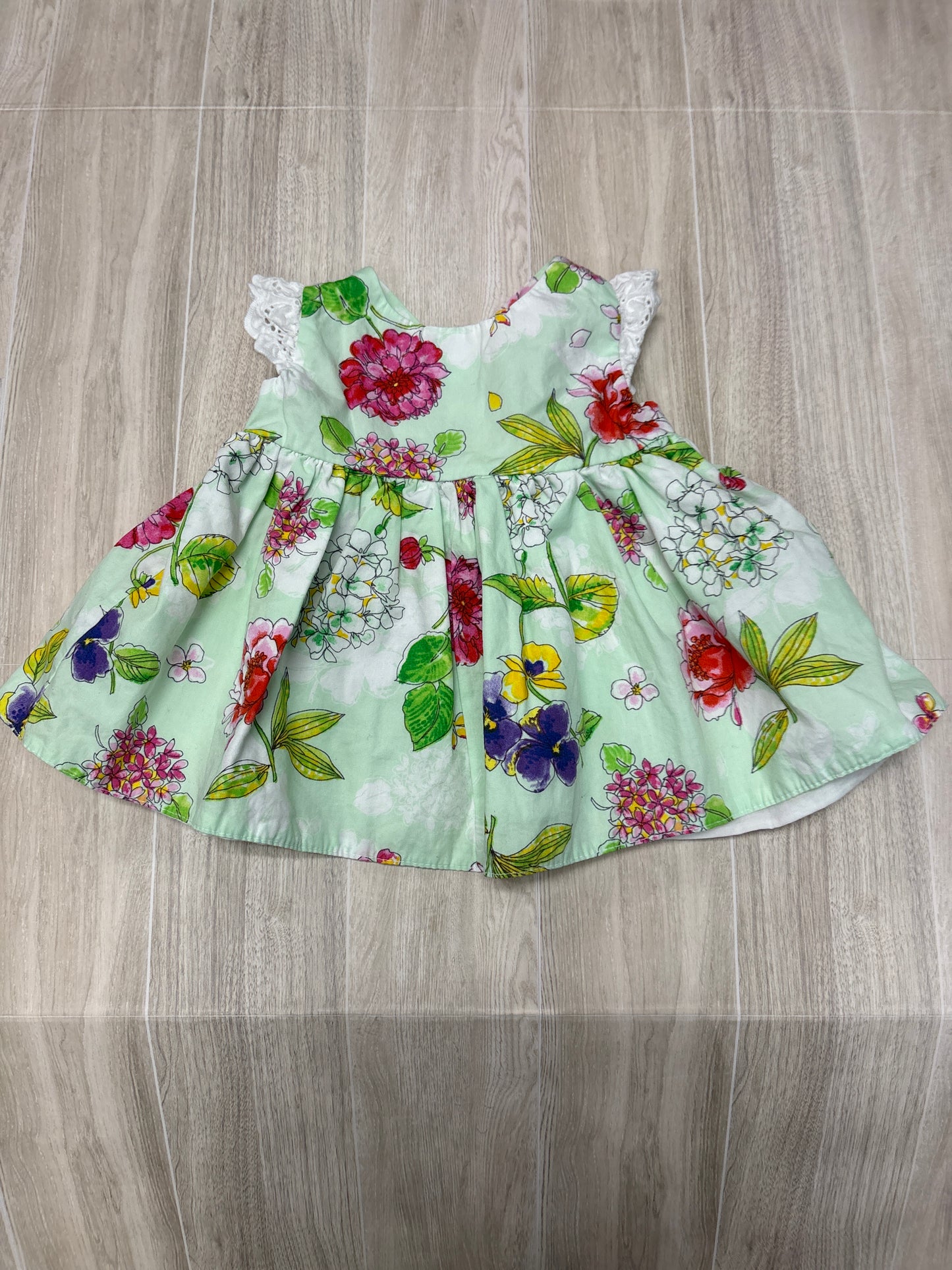 9m Green Floral Dress