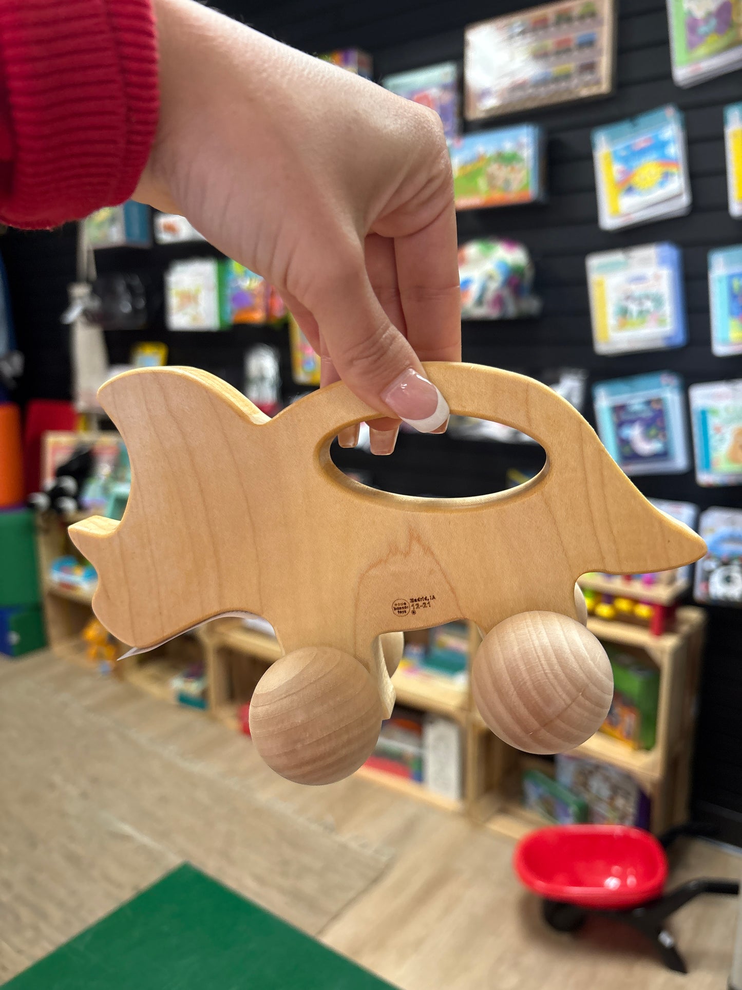 Toy - Wooden Rhino