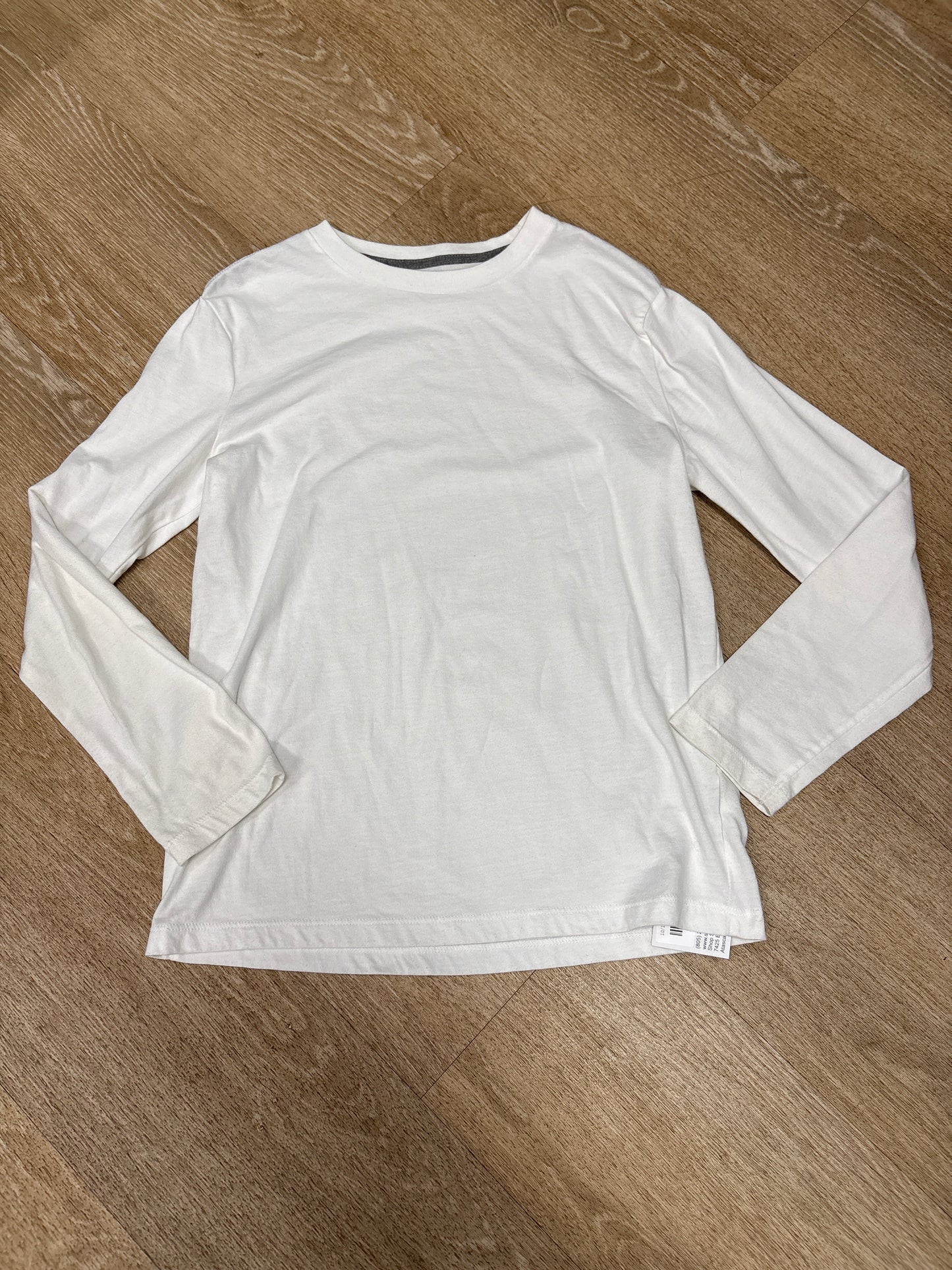 10/12 White Basic Long Sleeve