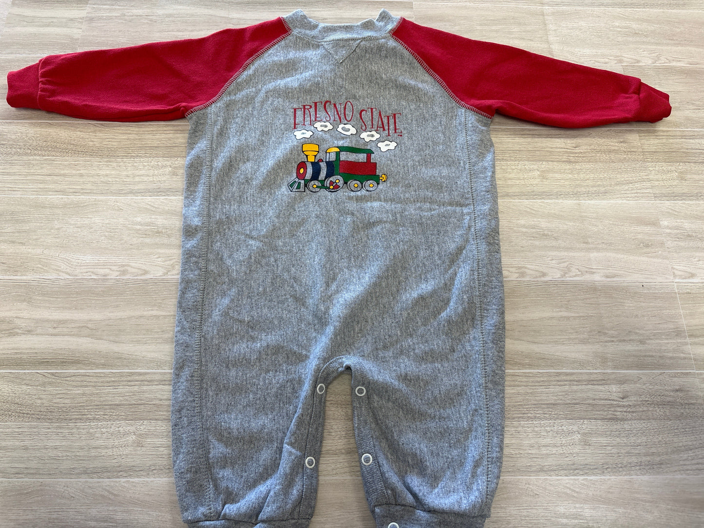 Vintage NWT 6m Fresno State Train Romper