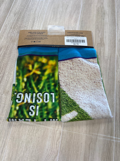 NWT Football Graphic Socks 2 Pack