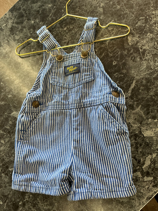 12m Baby B'Gosh Striped Shortall