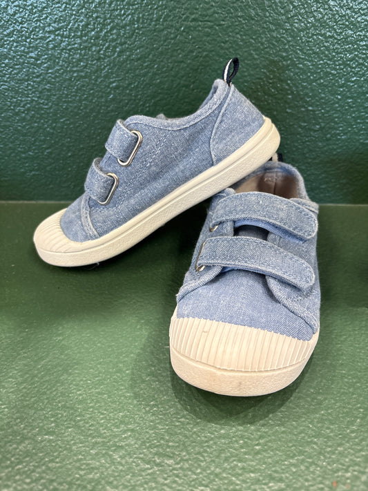 10c Denim Velcro Shoes