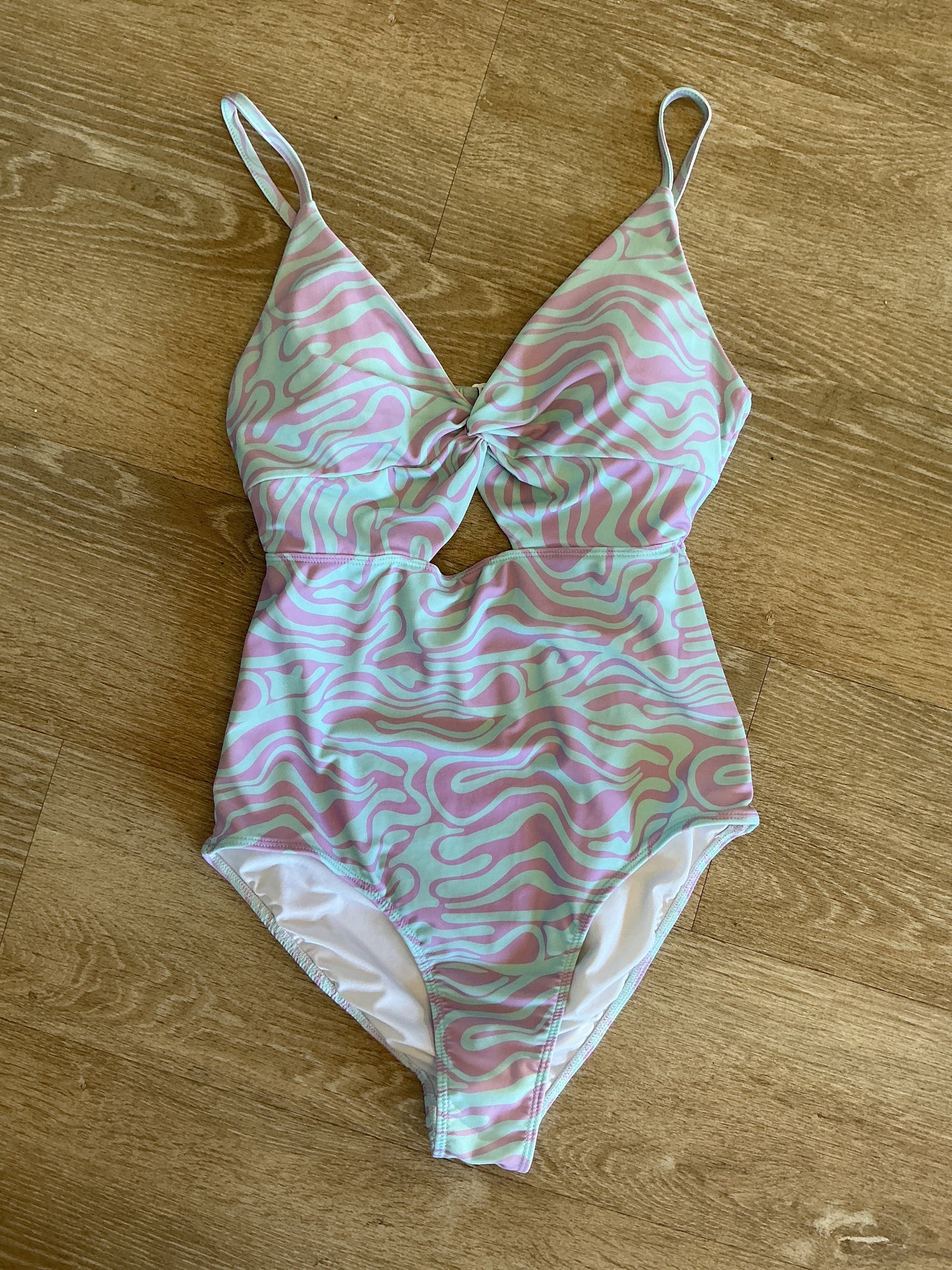Womens Medium Caden Lane Zebra Swim (Mini Sold Separate)