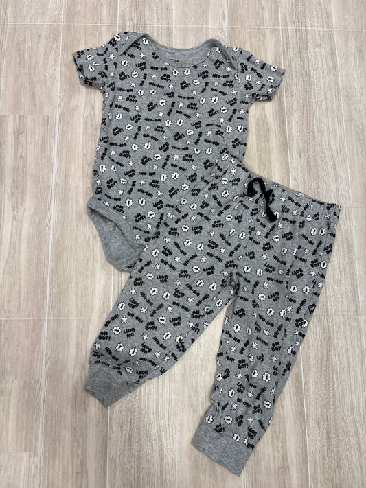 24m Mickey Onesie + Pant Set