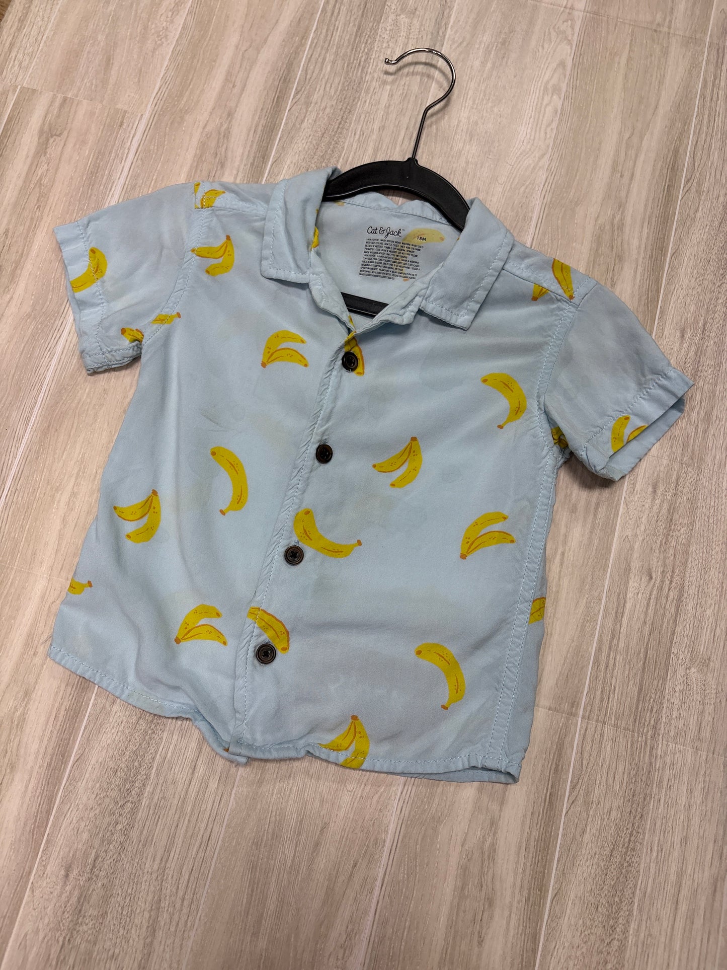 18m Banana Button Up Shirt