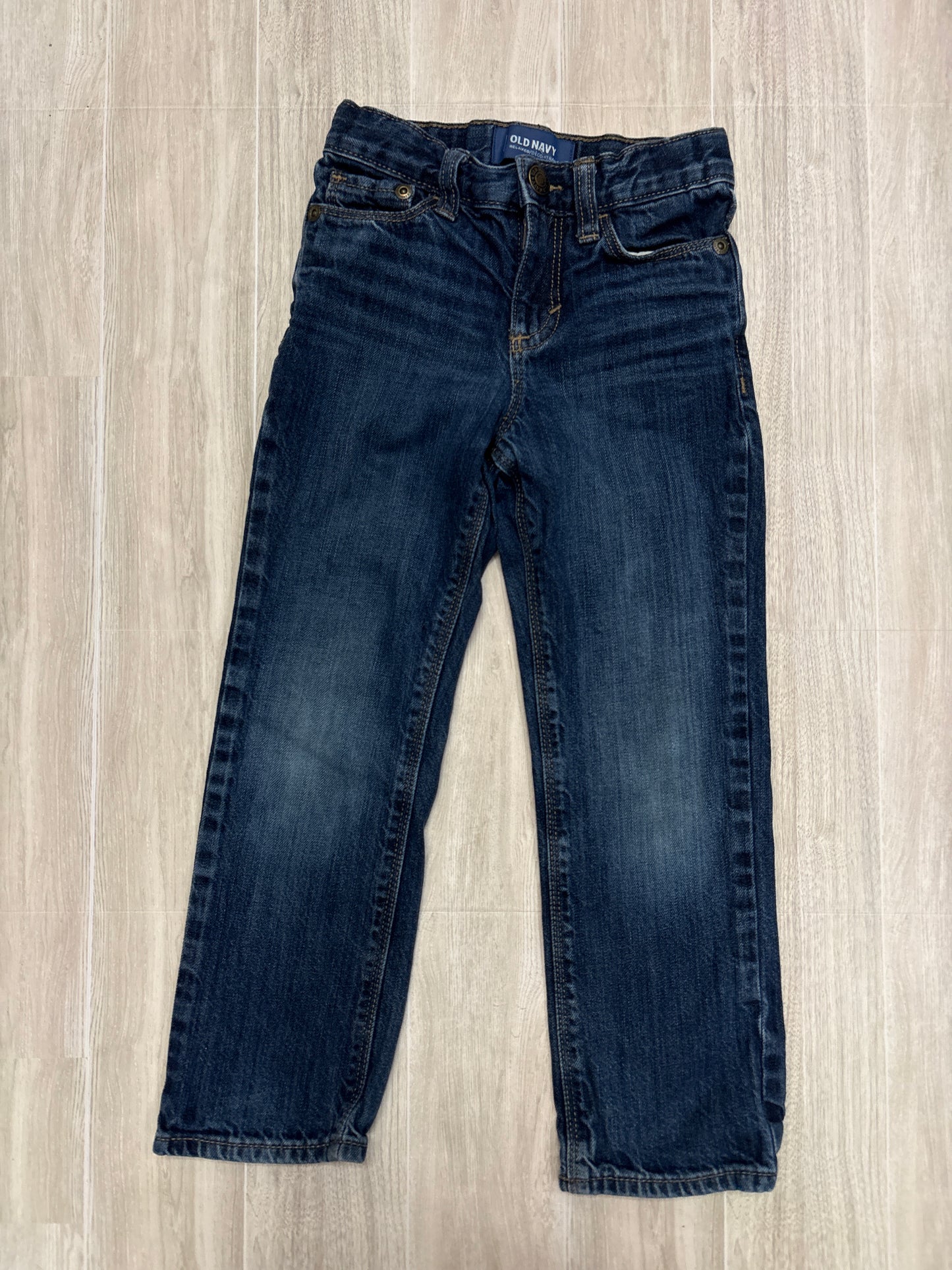 4T Dark Wash Straight Leg Denim Pants