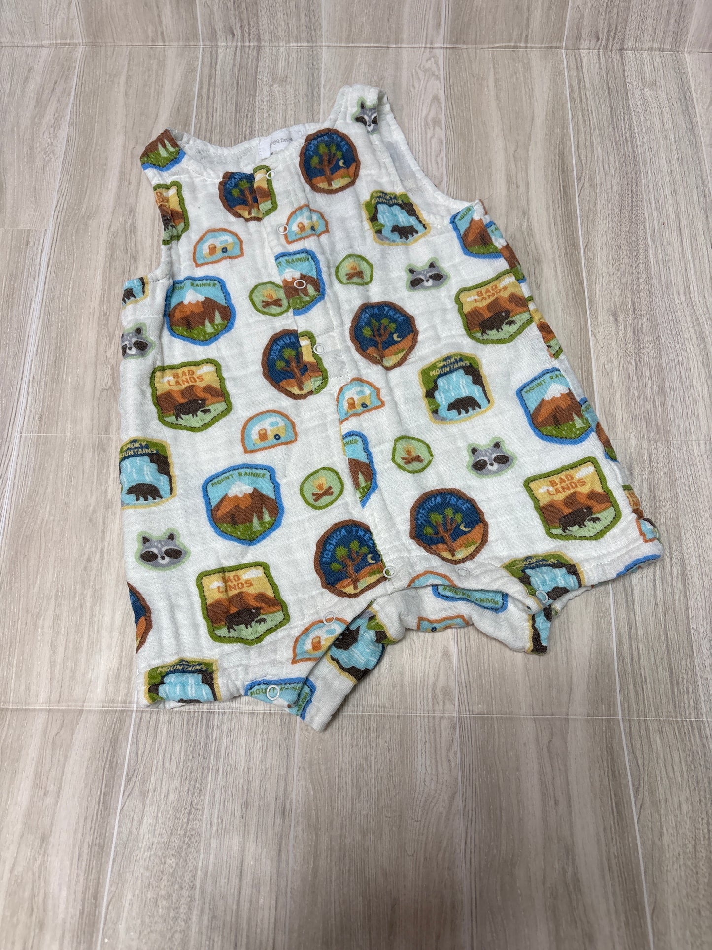 12-18m Angel Dear Mountain Ranges Tank Jumpsuit