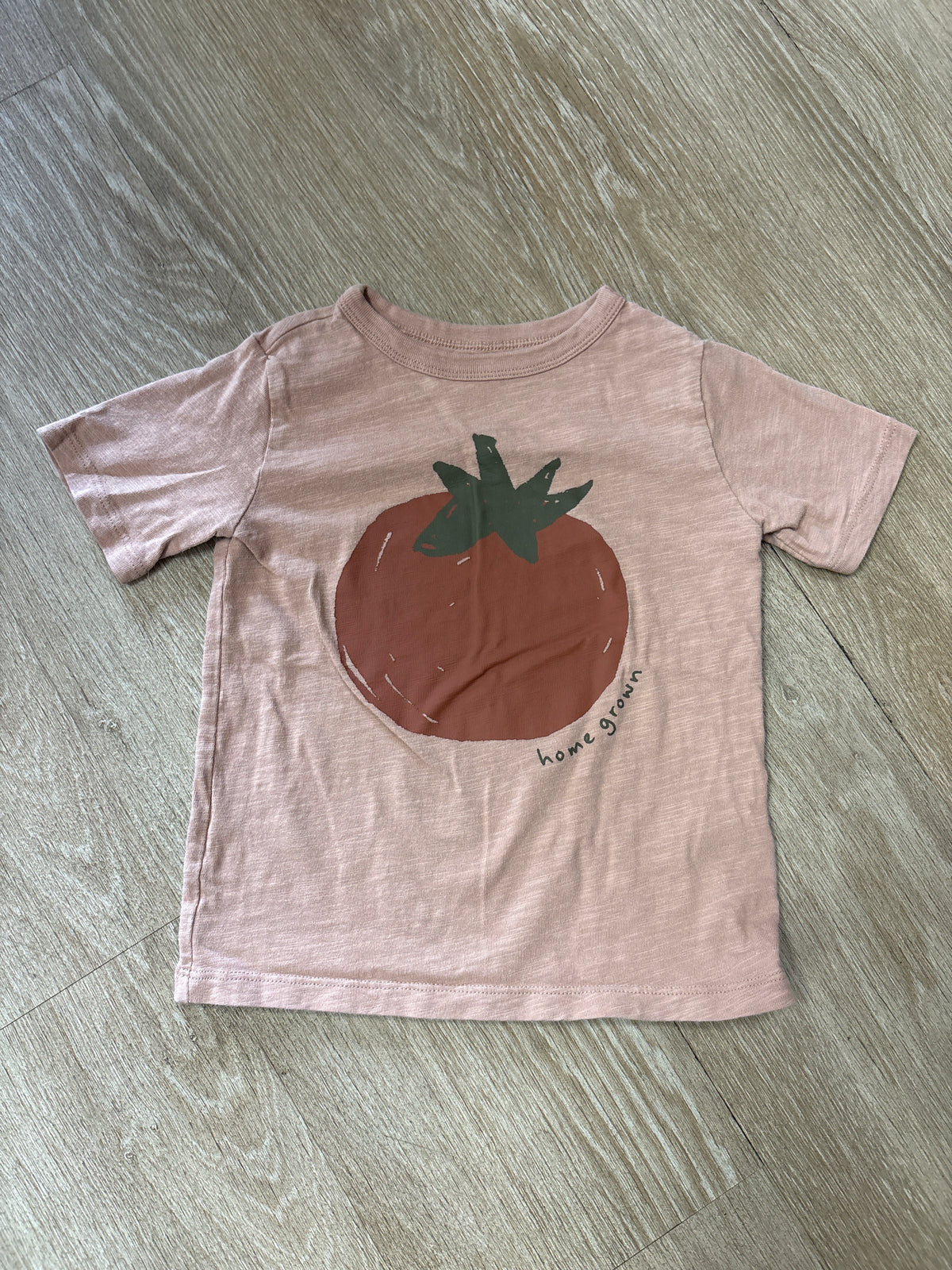 2T Mauve Little Co Home Grown Tomato Graphic Tee